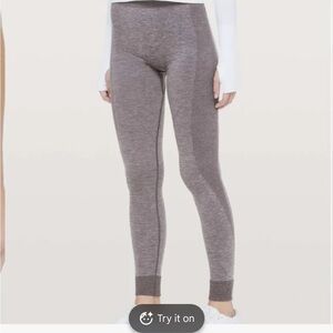 lululemon athletica Swiftly wool Gray High-Waist Leggings